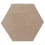 Zellige Wee Hex Popham design Nuss Nuss Z-WH113-Z16