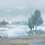 Loire green panoramic wallpaper Les Dominotiers Danube DOM5120