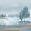Papier peint panoramique Loire vert Les Dominotiers Danube DOM5120