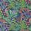 Protea Print outdoor fabric Thibaut Navy F81764