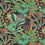 Tissu Protea Print outdoor Thibaut Black F81762