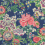 Peony Garden Fabric Thibaut Navy F942015