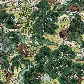 Pagoda Trees Fabric
