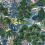 Tissu Pagoda Trees Thibaut Lavender and Blue F942024
