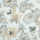 Tessuto Indienne Jacobean Thibaut Robin's Egg F936420