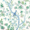 Stoff Claire Thibaut Blue and Green F942014