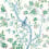Tissu Claire Thibaut Blue and Green F942014