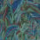 Taormina wall covering Casamance Multico bleu 72740327