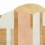 Carta da parati panoramica Palais d'ombre in vinile Casadeco Terracotta 202264212V