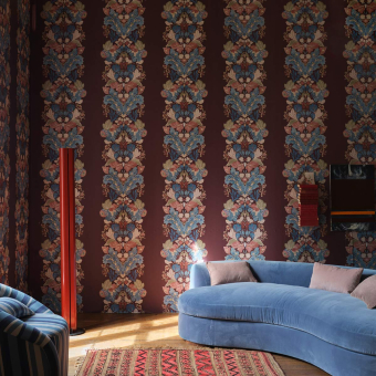 Glastonbury Stripe wallpaper