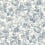 Papier peint Celestine Casadeco Bleu encre 201726505