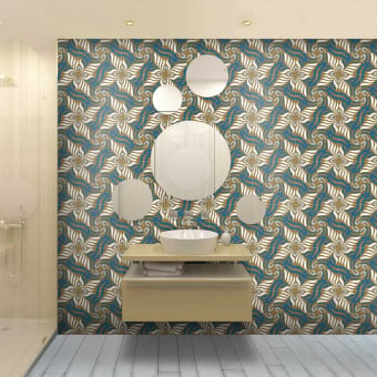 Branch cement tile