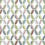 Passageway Embroidery Fabric Thibaut Lavender and Green W745001