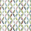 Tissu Passageway Embroidery Thibaut Lavender and Green W745001