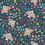 Papier peint adh&eacute;sif Whirly Hovia Dark Blue CH5883MU07R