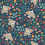Whirly self-adhesive wallpaper Hovia Dark Blue CH5883MU07R
