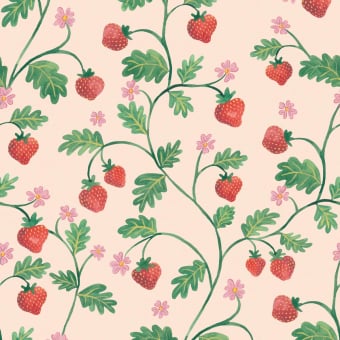 Papier peint adhésif Little Strawberry