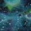 Galaxy Navy self-adhesive panoramic wallpaper Hovia Navy SG0066DA06W