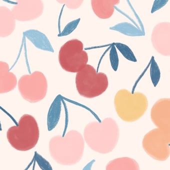 Papier peint adhésif Berry