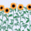Papier peint panoramique adh&eacute;sif Sophie Hovia Yellow FL0074BG03W