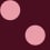 Polka self-adhesive panoramic wallpaper Hovia Burgundy/Pink RP51423RE03W