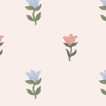 Tulip self-adhesive panoramic wallpaper