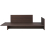 Kona chaise longue Ferm Living Dark Stained Oak 1104269077
