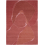 Lucid Trace Mat Linie Design Coral Red LUCID TRACE 140/200 Coral Red