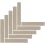 Mosa&iuml;que Chevron oblong Fioranese Mud TH533CH
