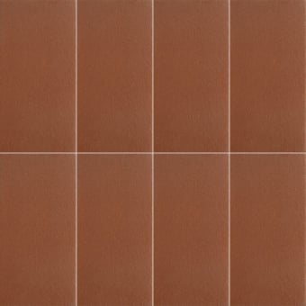 Futuro Autentico rectangular terracotta