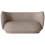Rico 2-Seater Sofa in Brushed Fabric Ferm Living Warm Grey 1104263495