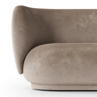 Canapé Rico 2 places Faded Velvet
