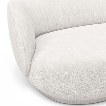 Canapé Rico Curve Bouclé