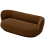 Rico Lounger Rich Velvet Sofa Ferm Living Soft Brown 1104270204