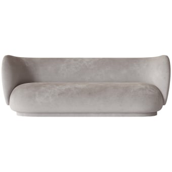 Rico 3-seater sofa in Faded Velvet