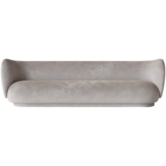 Rico 4-seater sofa in Faded Velvet