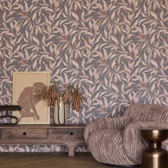 Papier peint art feuillage - Roots