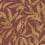 Artistic foliage wallpaper - Roots Eijffinger Bordeaux 363318