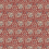 Tissu Pagelle Nina Campbell Red NCF4623-01