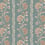 Tissu Bertin Nina Campbell Teal/Russet NCF4625-02