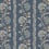 Tissu Bertin Nina Campbell Indigo/Chocolate NCF4625-04