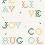 Tapete Wordplay Coordonn&eacute; Emerald D00362