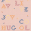 Tapete Wordplay Coordonn&eacute; Peach D00359