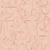 Carta da parati Animalia Coordonn&eacute; Peach D00366