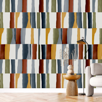 Rubans d'Atelier panoramic wallpaper