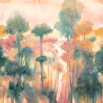 Panorama-Tapete Jardin des Brumes