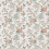 Papier peint Genevieve Nina Campbell Teal/Coral/Ivory NCW4634-02