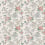 Papier peint Genevieve Nina Campbell Teal/Coral/Ivory NCW4634-02