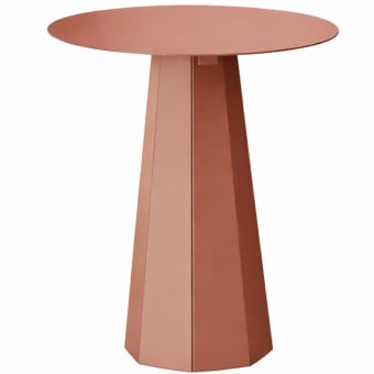 Table haute Itsaso métal