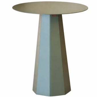 Table haute Itsaso acier in-outdoor